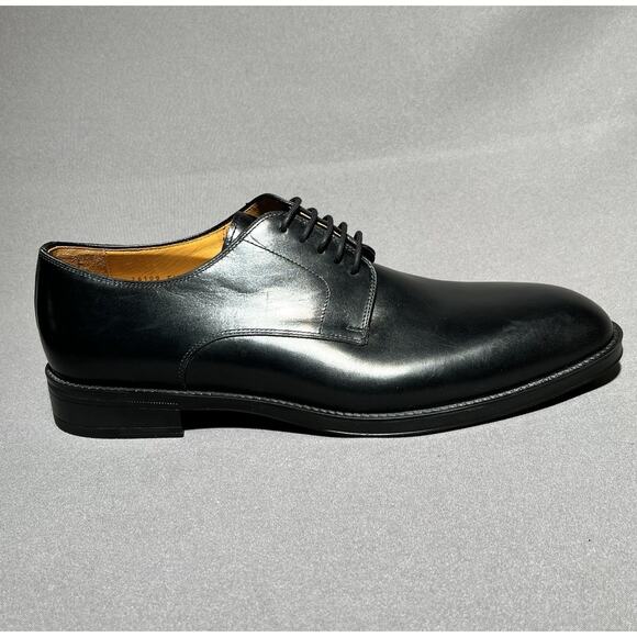 MAGNANNI Eddison Plain Toe Derby Black Leather Men\'s Size 10.5 US NEW main image 8